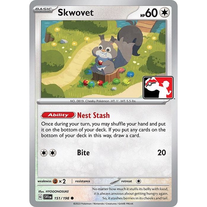 Image for Skwovet (151/198) - Pokemon