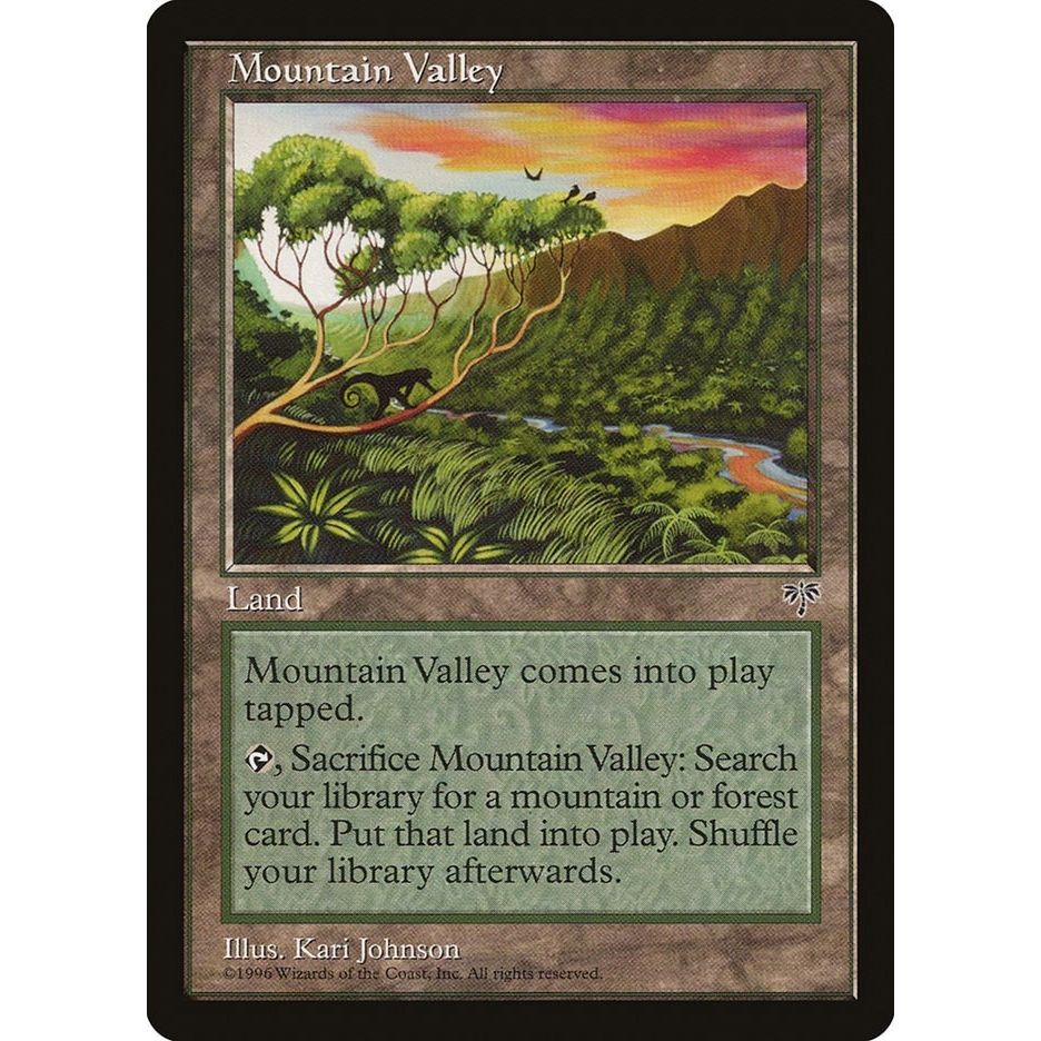 Image for Mountain Valley (MIR) - Magic: The Gathering