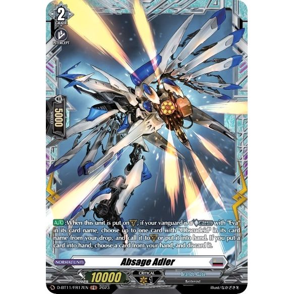 Image for Absage Adler (FR) (D-BT11/FR17EN) (D-BT11) - Cardfight Vanguard