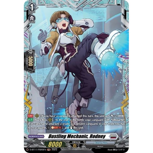 Image for Bustling Mechanic, Rodney (FR) (D-BT11/FR20EN) (D-BT11) - Cardfight Vanguard