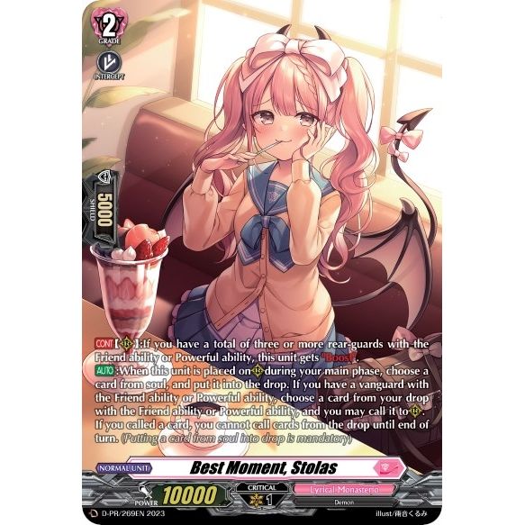 Image for Best Moment, Stolas (D-PR/269EN) (D-PR) - Cardfight Vanguard