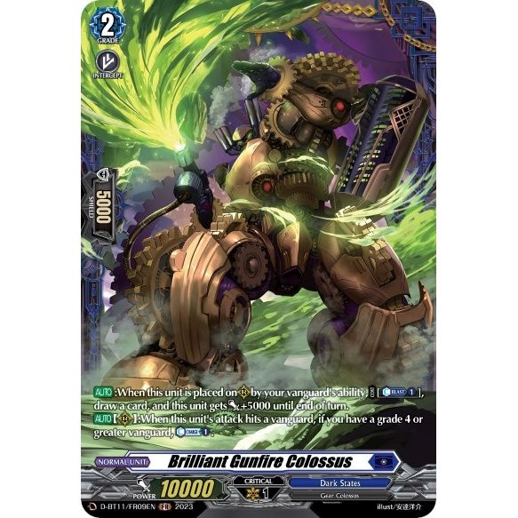 Image for Brilliant Gunfire Colossus (FR) (D-BT11/FR09EN) (D-BT11) - Cardfight Vanguard
