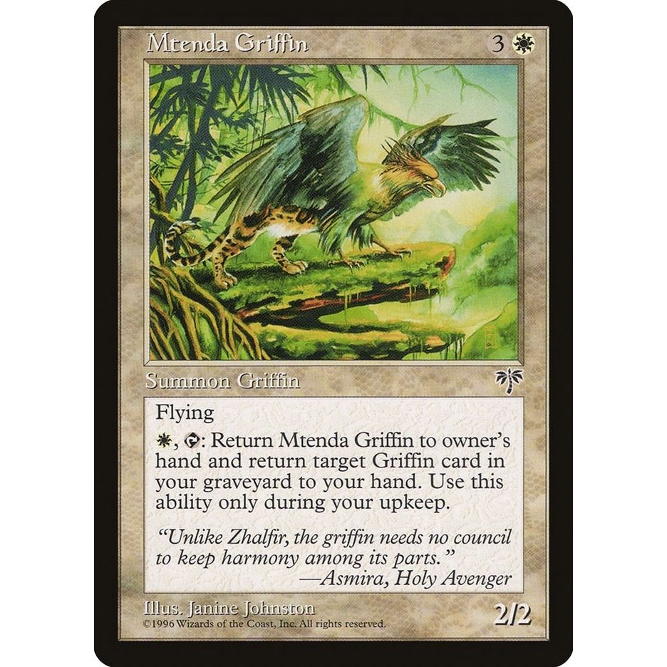 Image for Mtenda Griffin (MIR) - Magic: The Gathering