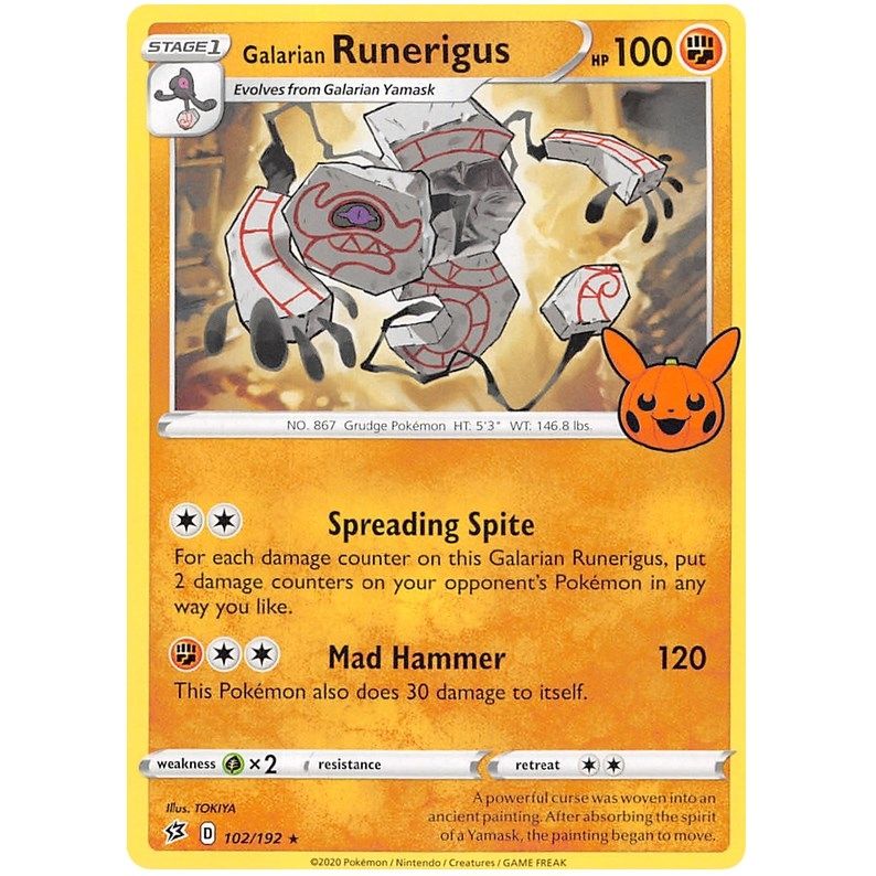 Image for Galarian Runerigus (102/192) (TTBB23) - Pokemon