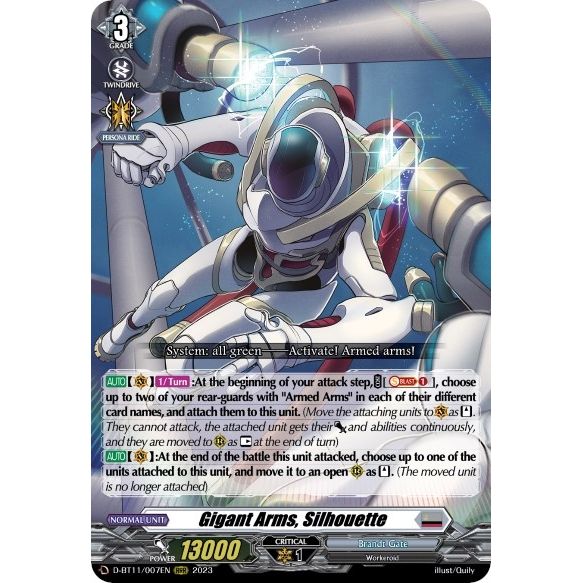 Image for Gigant Arms, Silhouette (D-BT11/007EN) (D-BT11) - Cardfight Vanguard