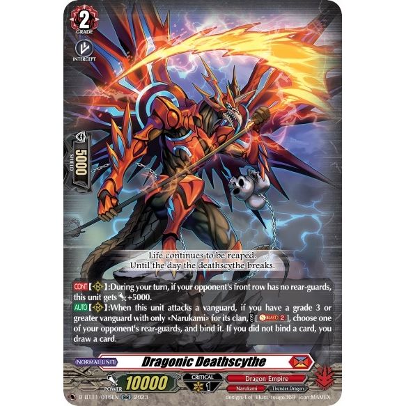 Image for Dragonic Deathscythe (D-BT11/016EN) (D-BT11) - Cardfight Vanguard