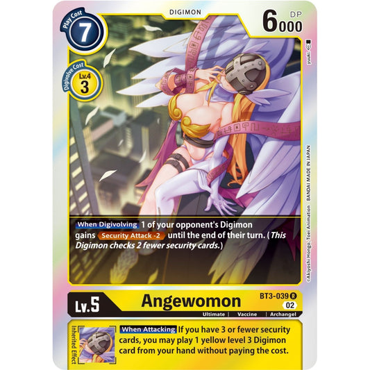 Image for Angewomon (Resurgence Booster Reprint) (BT3-039 R) (RB-01) - Digimon Card Game