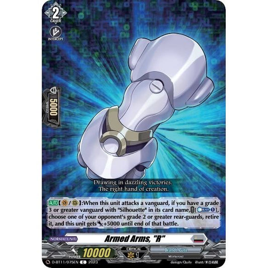 Image for Armed Arms, "R" (D-BT11/075EN) (D-BT11) - Cardfight Vanguard
