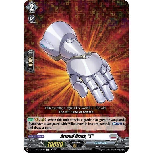 Image for Armed Arms, "L" (D-BT11/076EN) (D-BT11) - Cardfight Vanguard