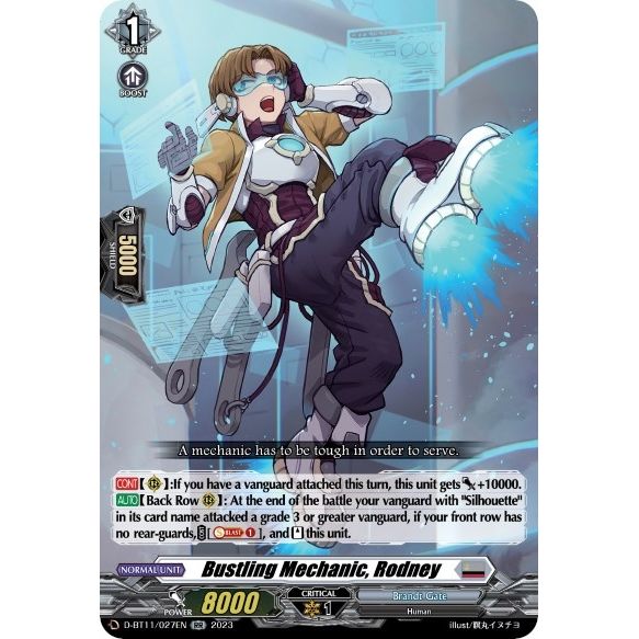 Image for Bustling Mechanic, Rodney (D-BT11/027EN) (D-BT11) - Cardfight Vanguard