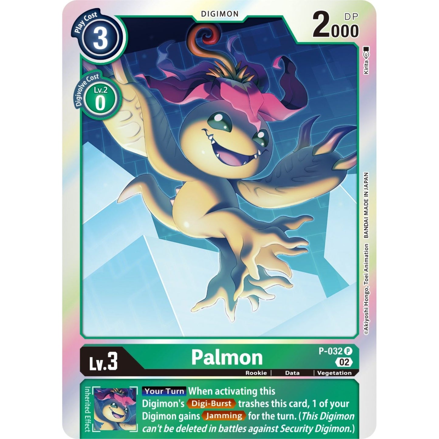 Image for Palmon - P-032 (Resurgence Booster Reprint) (P-032 P) (RB-01) - Digimon Card Game