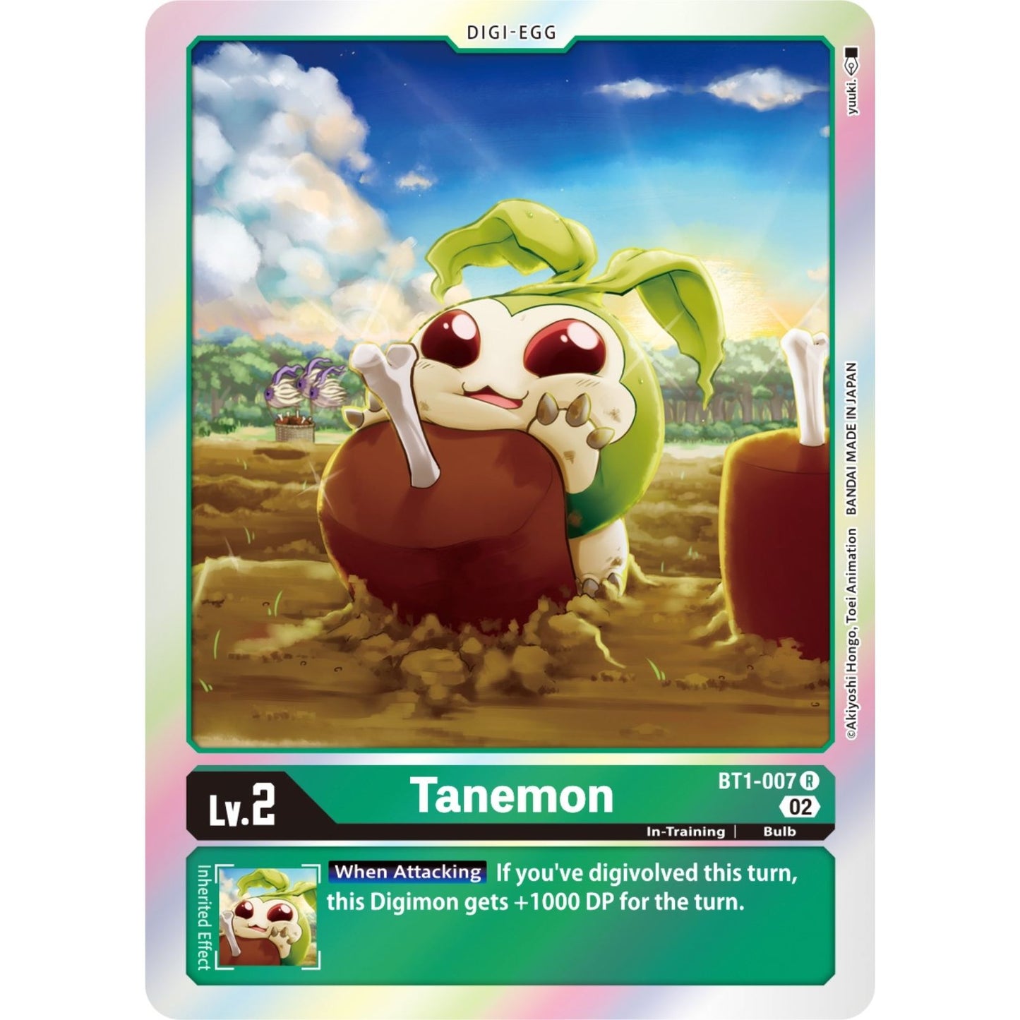Image for Tanemon (Resurgence Booster Reprint) (BT1-007 R) (RB-01) - Digimon Card Game