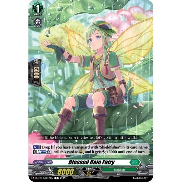 Image for Blessed Rain Fairy (D-BT11/097EN) (D-BT11) - Cardfight Vanguard