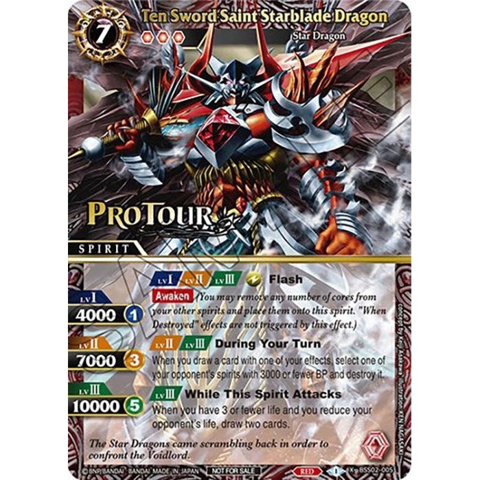 Image for Ten Sword Saint Starblade Dragon (X Rare Special Pack Vol. 2) (BSS02-005) (BSSP) - Battle Spirits Saga