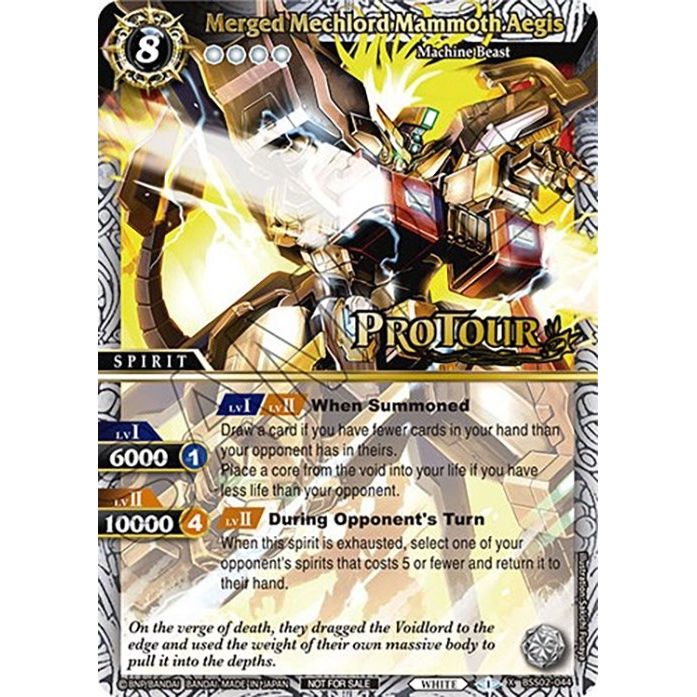 Image for Merged Mechlord Mammoth Aegis (X Rare Special Pack Vol. 2) (BSS02-044) (BSSP) - Battle Spirits Saga