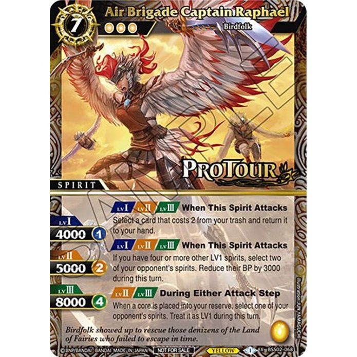 Image for Air Brigade Captain Raphael (X Rare Special Pack Vol. 2) (BSS02-068) (BSSP) - Battle Spirits Saga