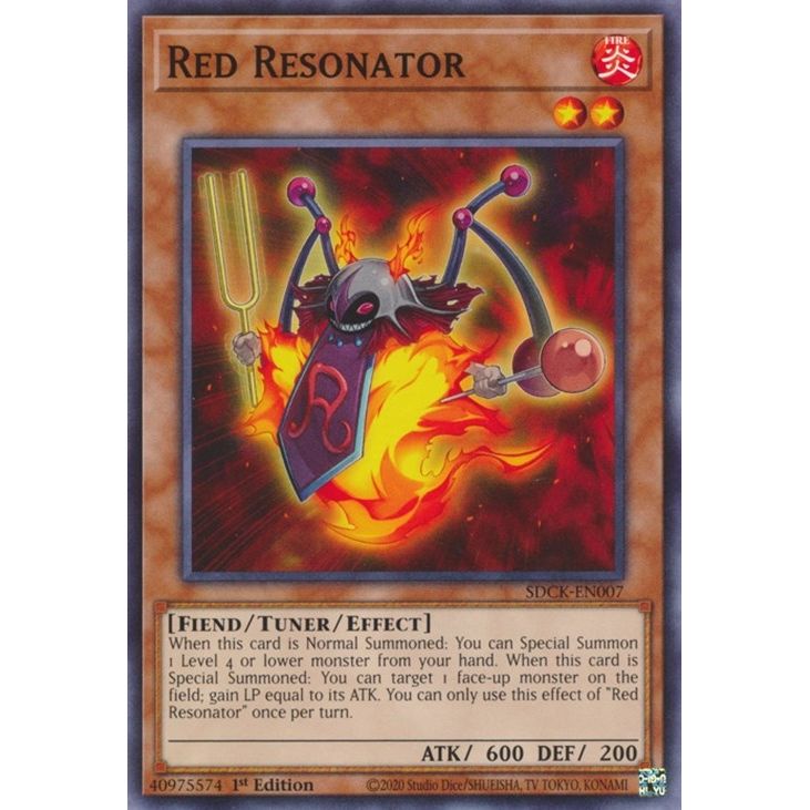 Image for Red Resonator (SDCK-EN007) (SDCK) - YuGiOh