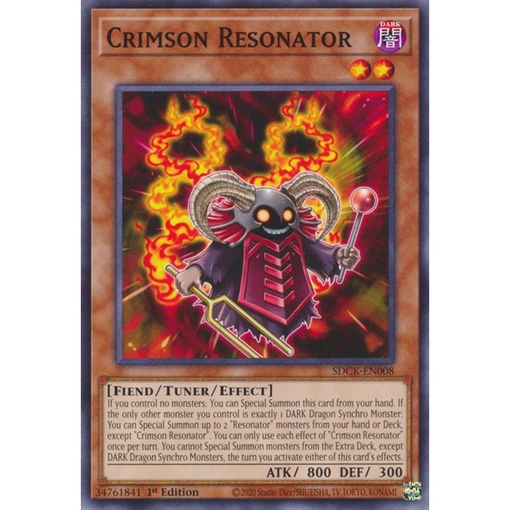 Image for Crimson Resonator (SDCK-EN008) (SDCK) - YuGiOh