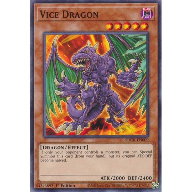 Image for Vice Dragon (SDCK-EN009) (SDCK) - YuGiOh