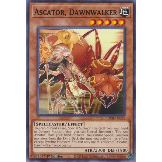Image for Ascator, Dawnwalker (SDCK-EN021) (SDCK) - YuGiOh
