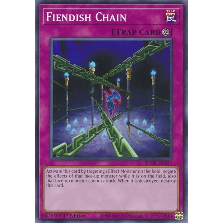 Image for Fiendish Chain (SDCK-EN037) (SDCK) - YuGiOh