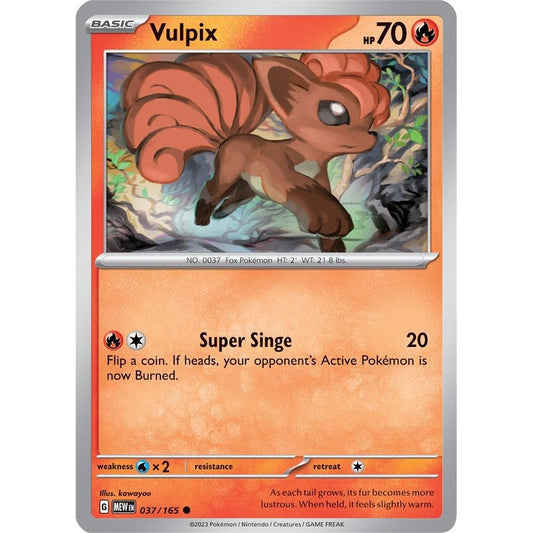 Image for Vulpix (037/165) (MEW) - Pokemon