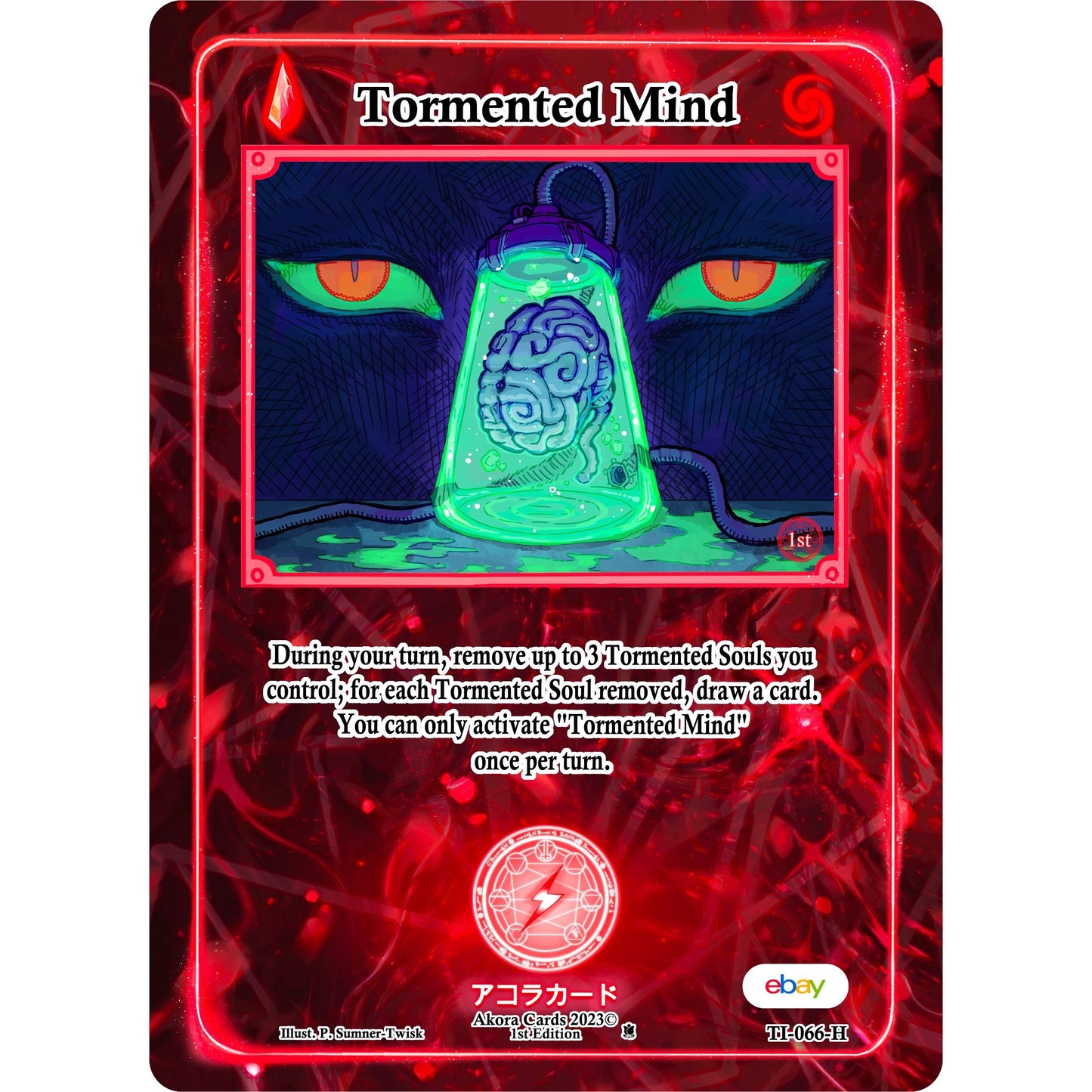 Image for Tormented Mind (Holo) (TI-066-H) (TIE1E) - Akora TCG