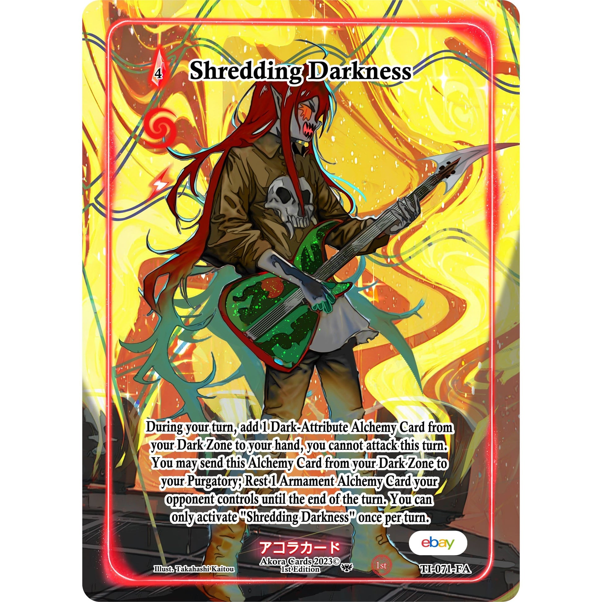 Image for Shredding Darkness (Full Art) (TI-071-FA) (TIE1E) - Akora TCG
