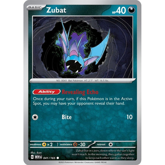Image for Zubat (041/165) (MEW) - Pokemon