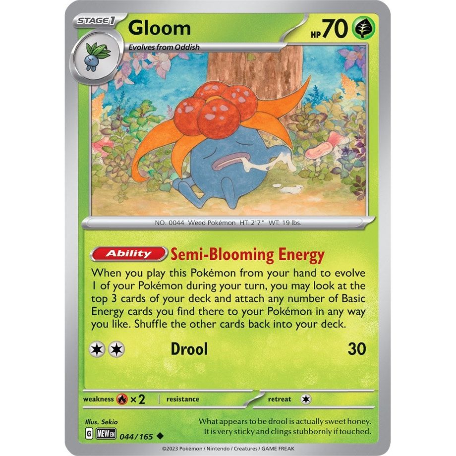 Image for Gloom (044/165) (MEW) - Pokemon