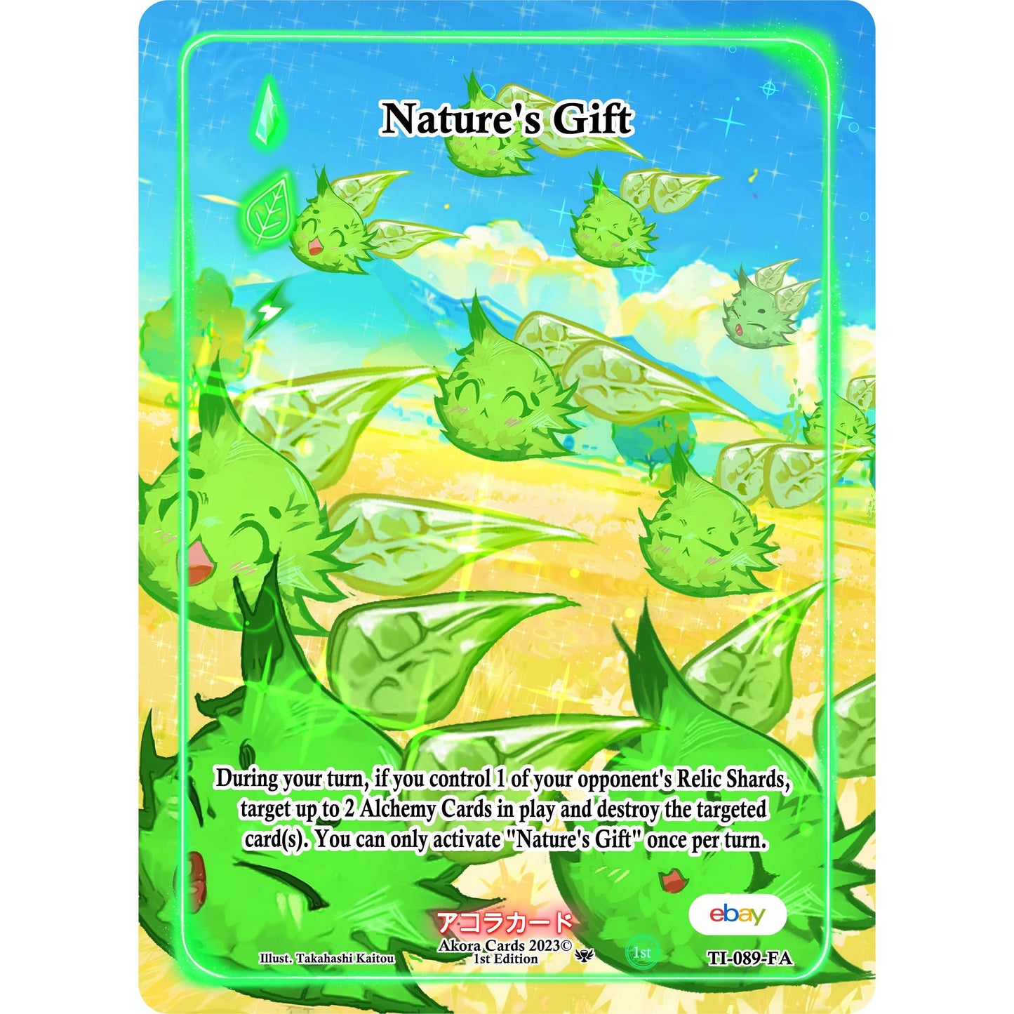 Image for Nature's Gift (Full Art) (TI-089-FA) (TIE1E) - Akora TCG