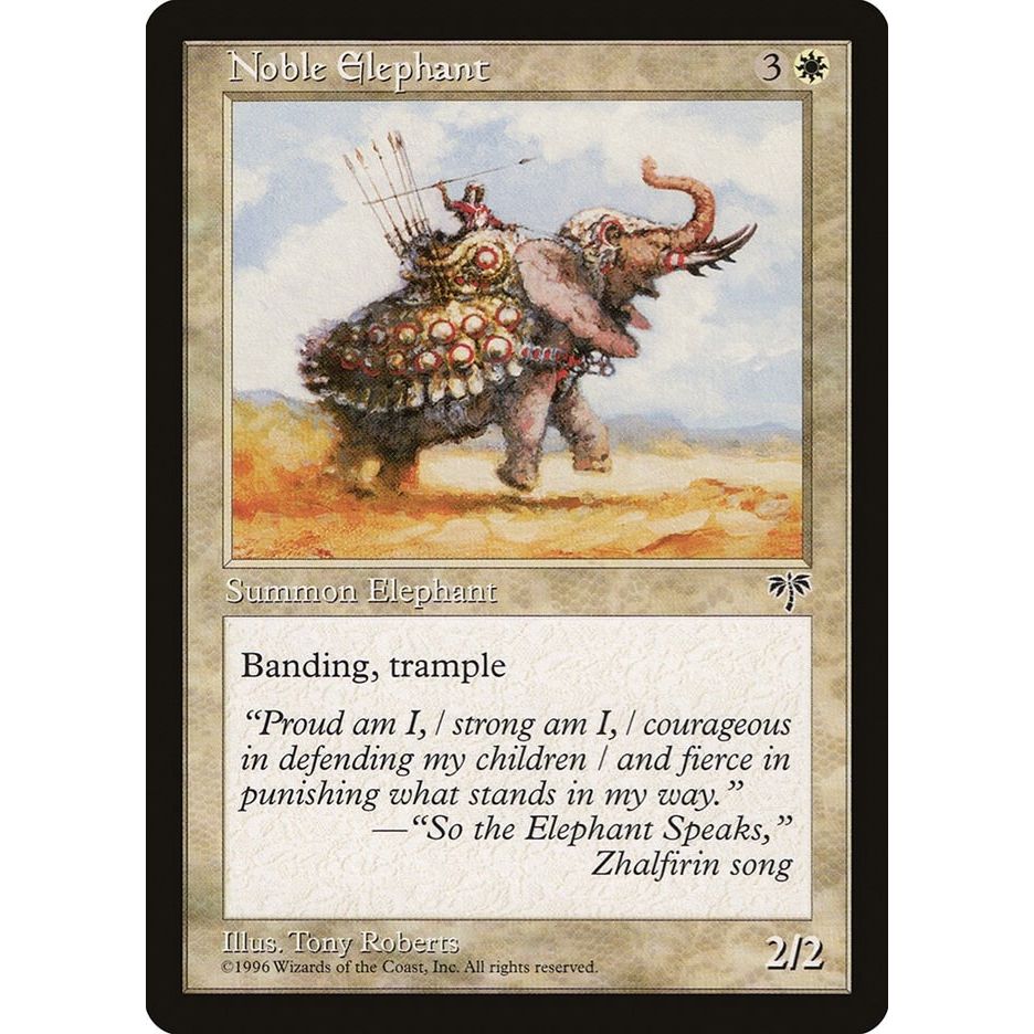 Image for Noble Elephant (MIR) - Magic: The Gathering