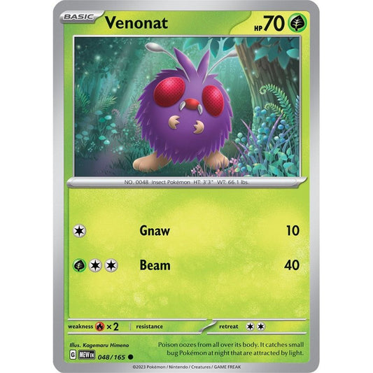 Image for Venonat (048/165) (MEW) - Pokemon