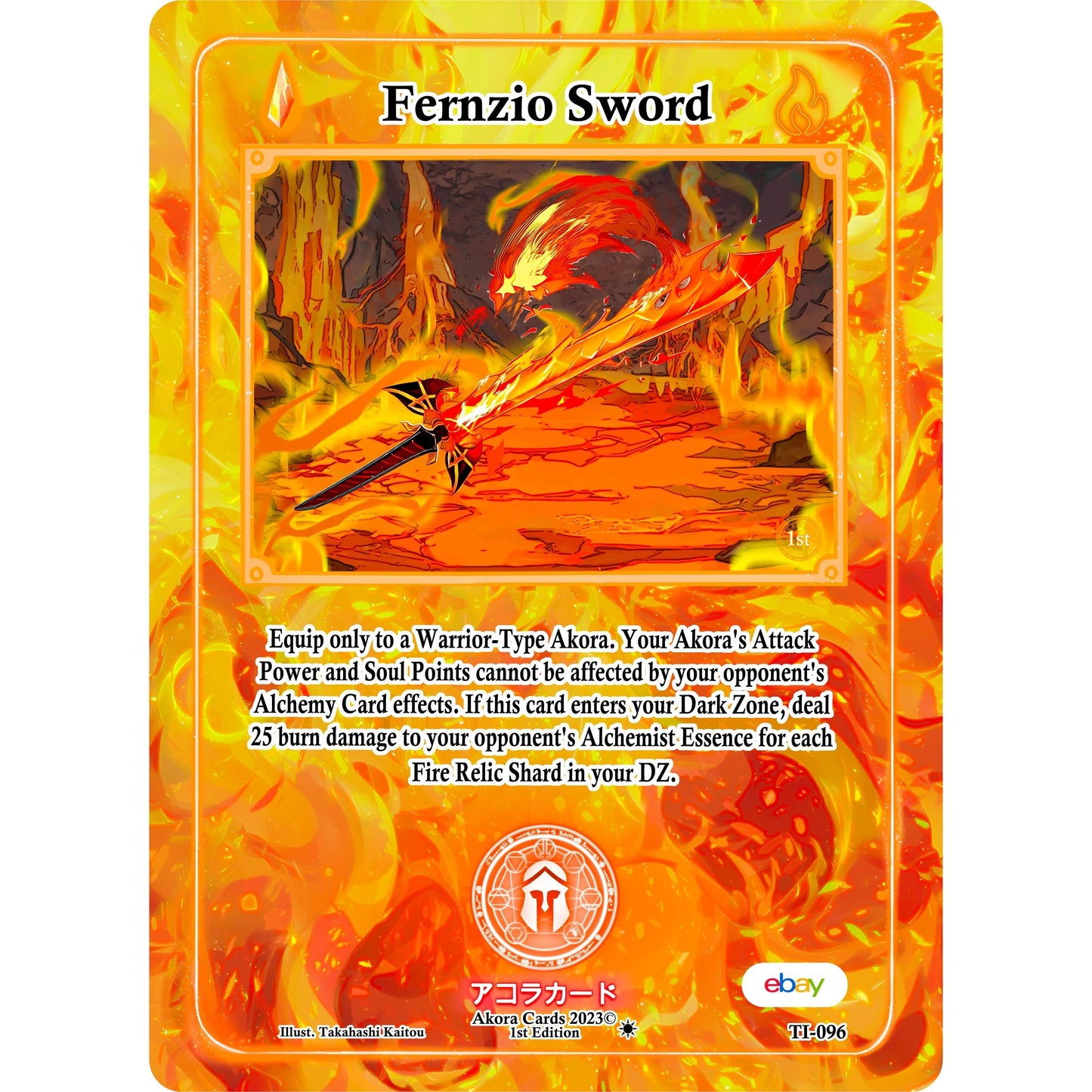 Image for Fernzio Sword (TI-096) (TIE1E) - Akora TCG