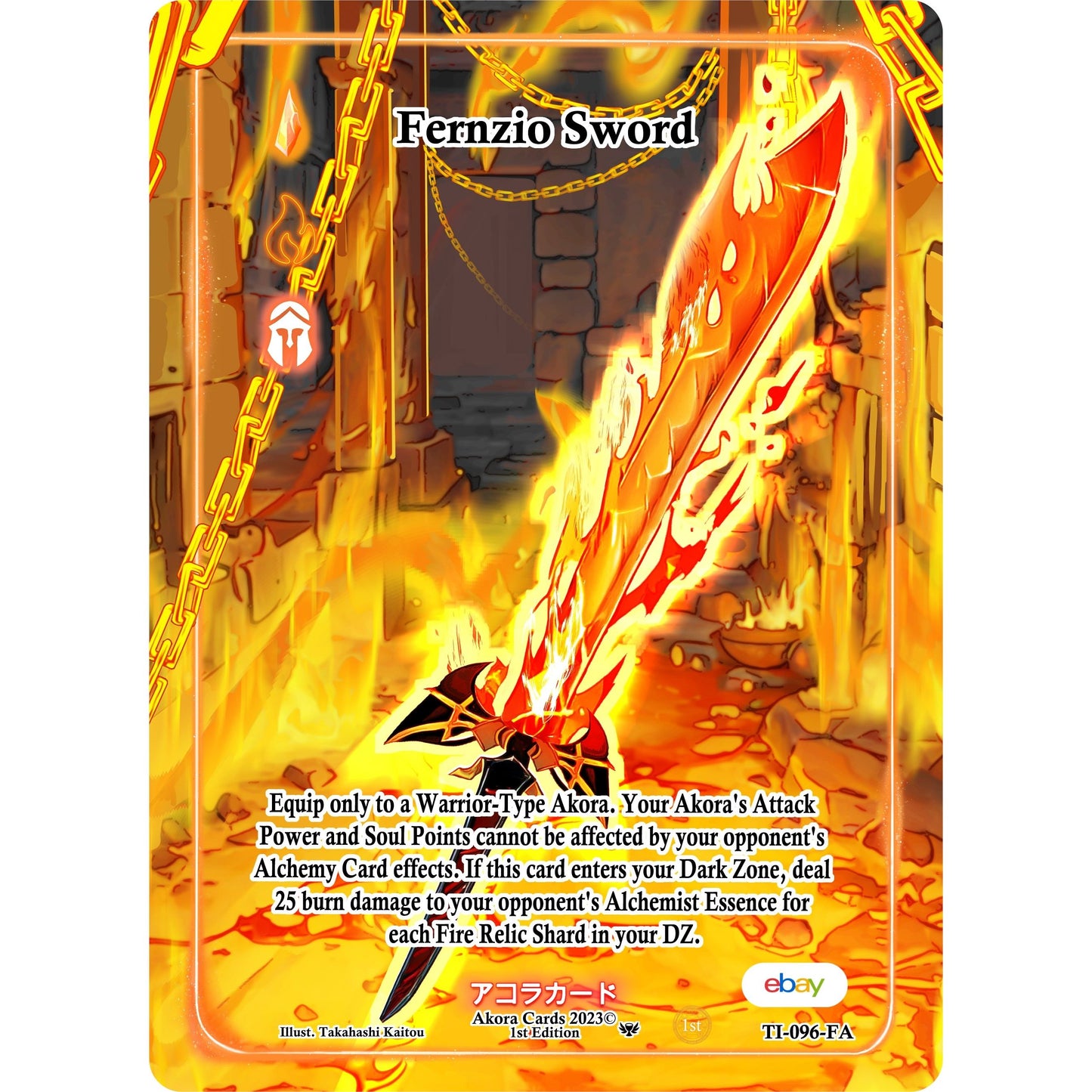 Image for Fernzio Sword (Full Art) (TI-096-FA) (TIE1E) - Akora TCG