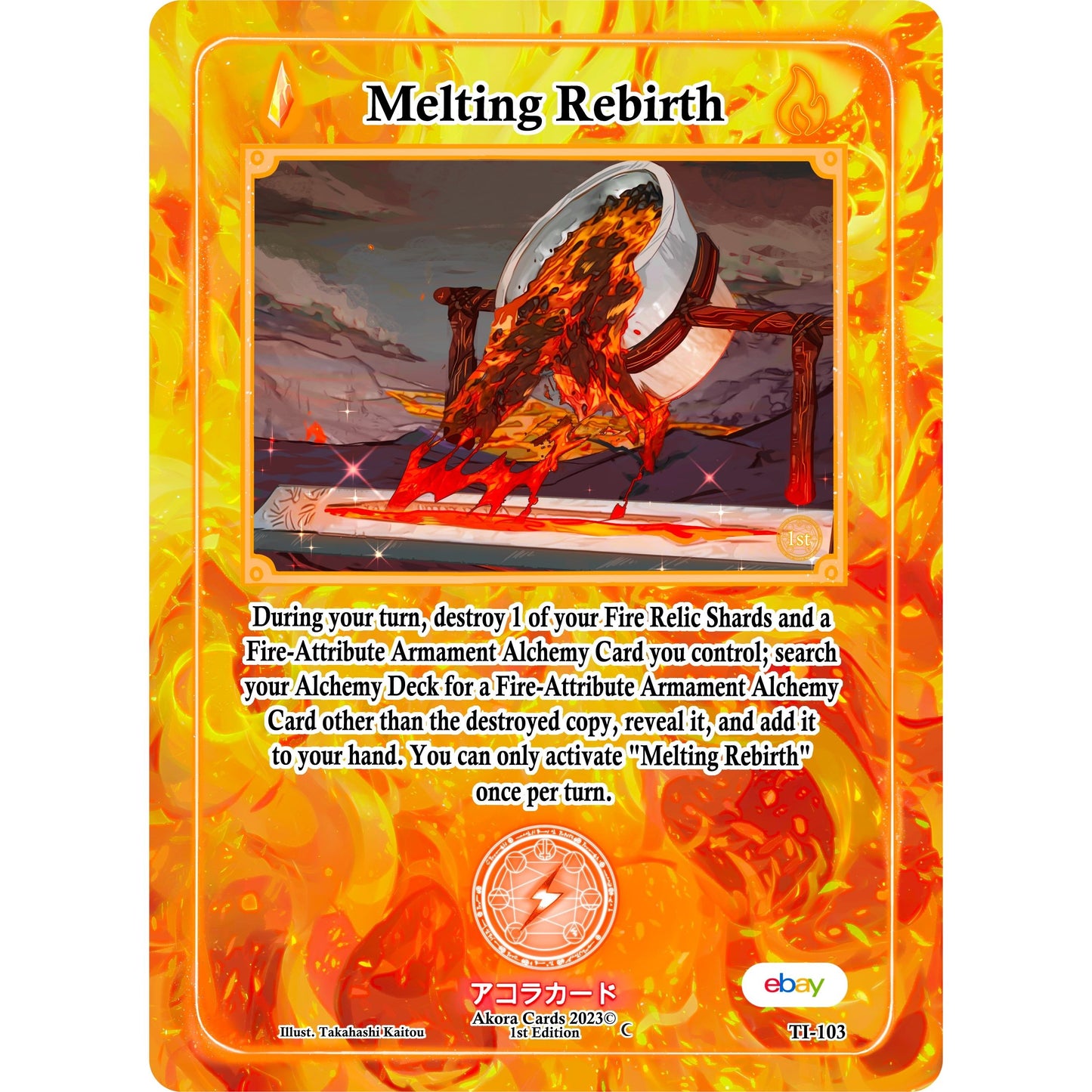 Image for Melting Rebirth (TI-103) (TIE1E) - Akora TCG