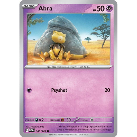 Image for Abra (063/165) (MEW) - Pokemon