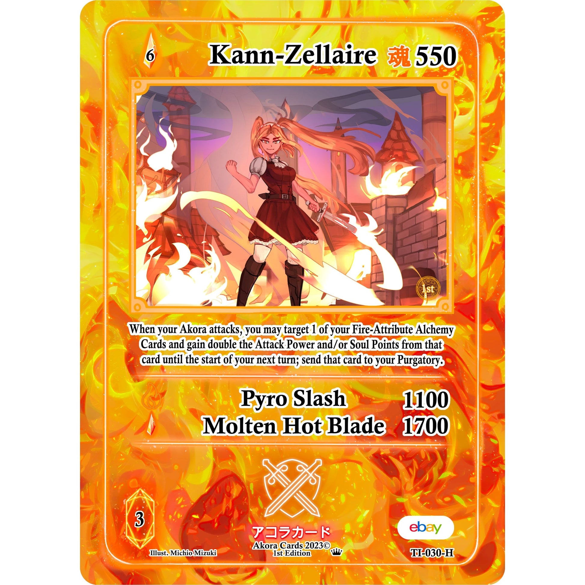 Image for Kann-Zellaire (Holo) (TI-030-H) (TIE1E) - Akora TCG