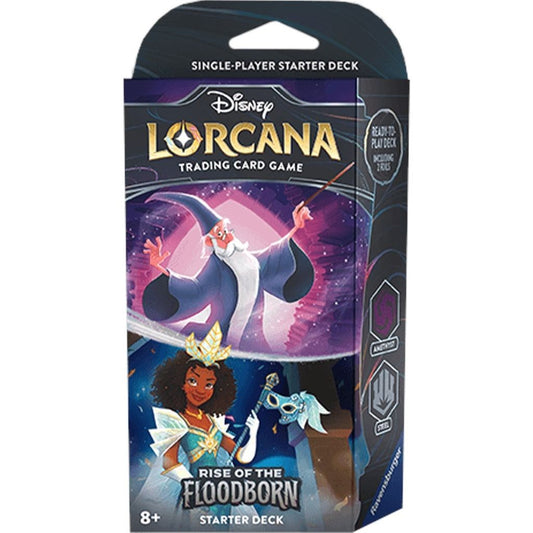 Image for Disney Lorcana: Rise of the Floodborn Starter Deck (Amethyst & Steel) - Disney Lorcana