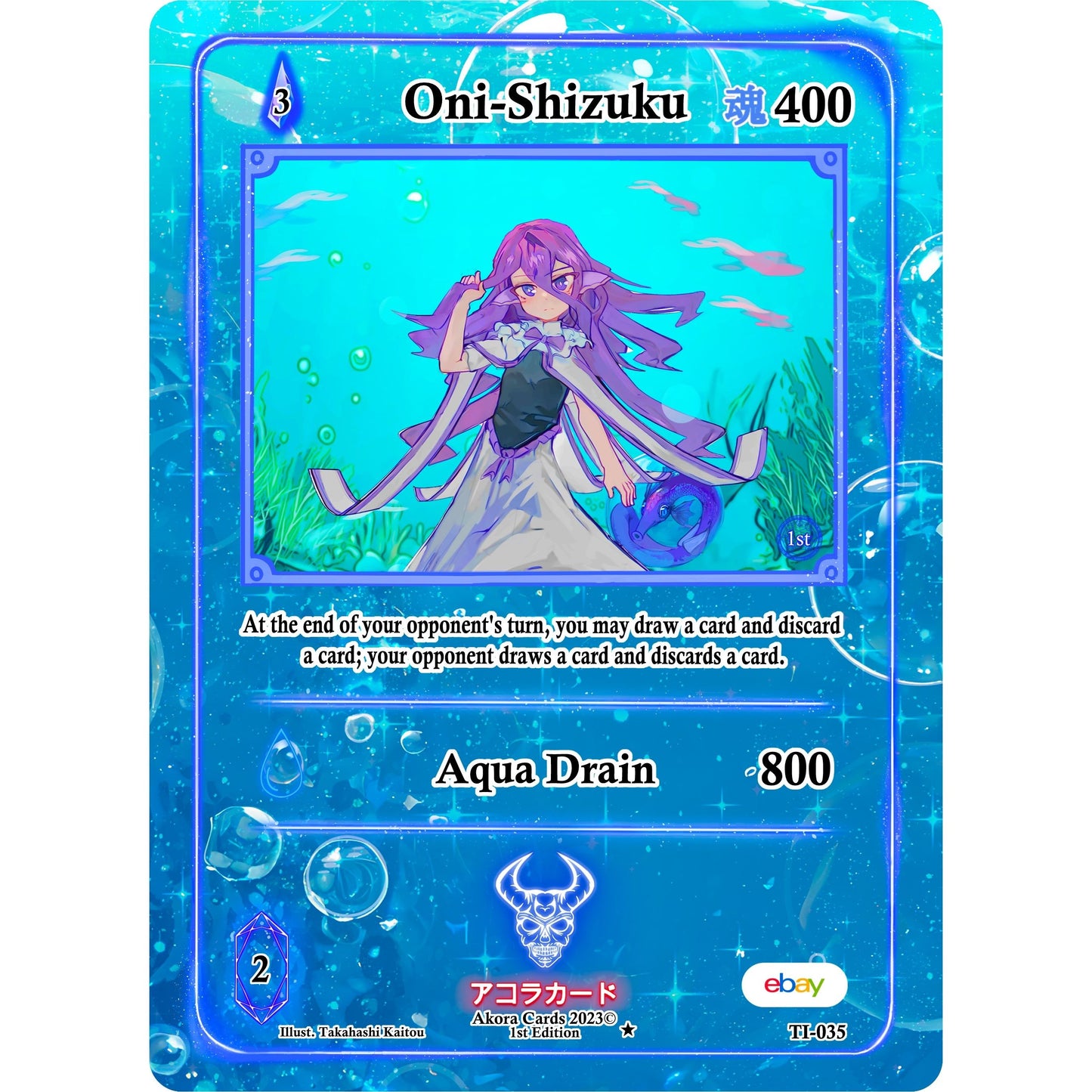 Image for Oni-Shizuku (TI-035) (TIE1E) - Akora TCG