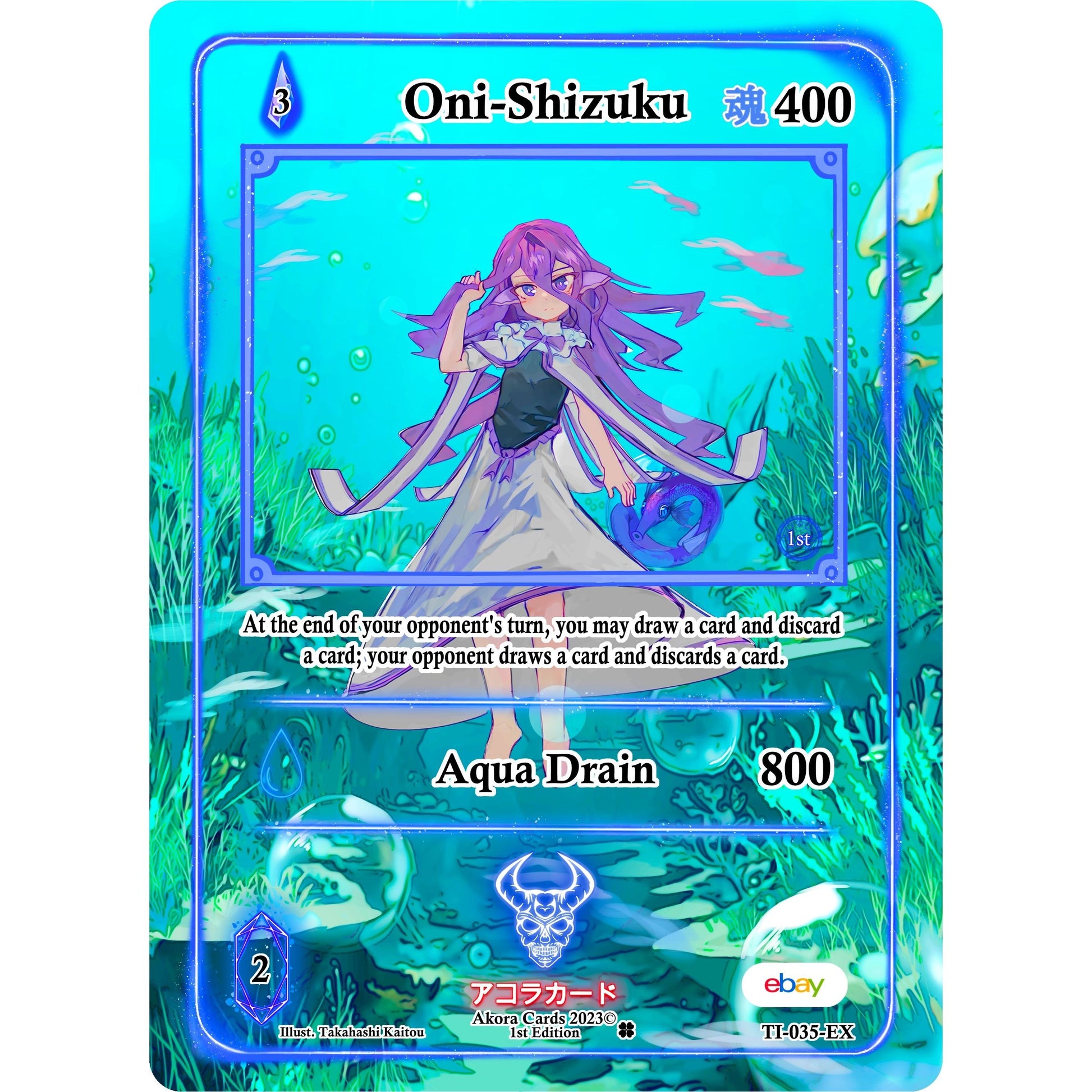Image for Oni-Shizuku (Extended Art) (TI-035-EX) (TIE1E) - Akora TCG