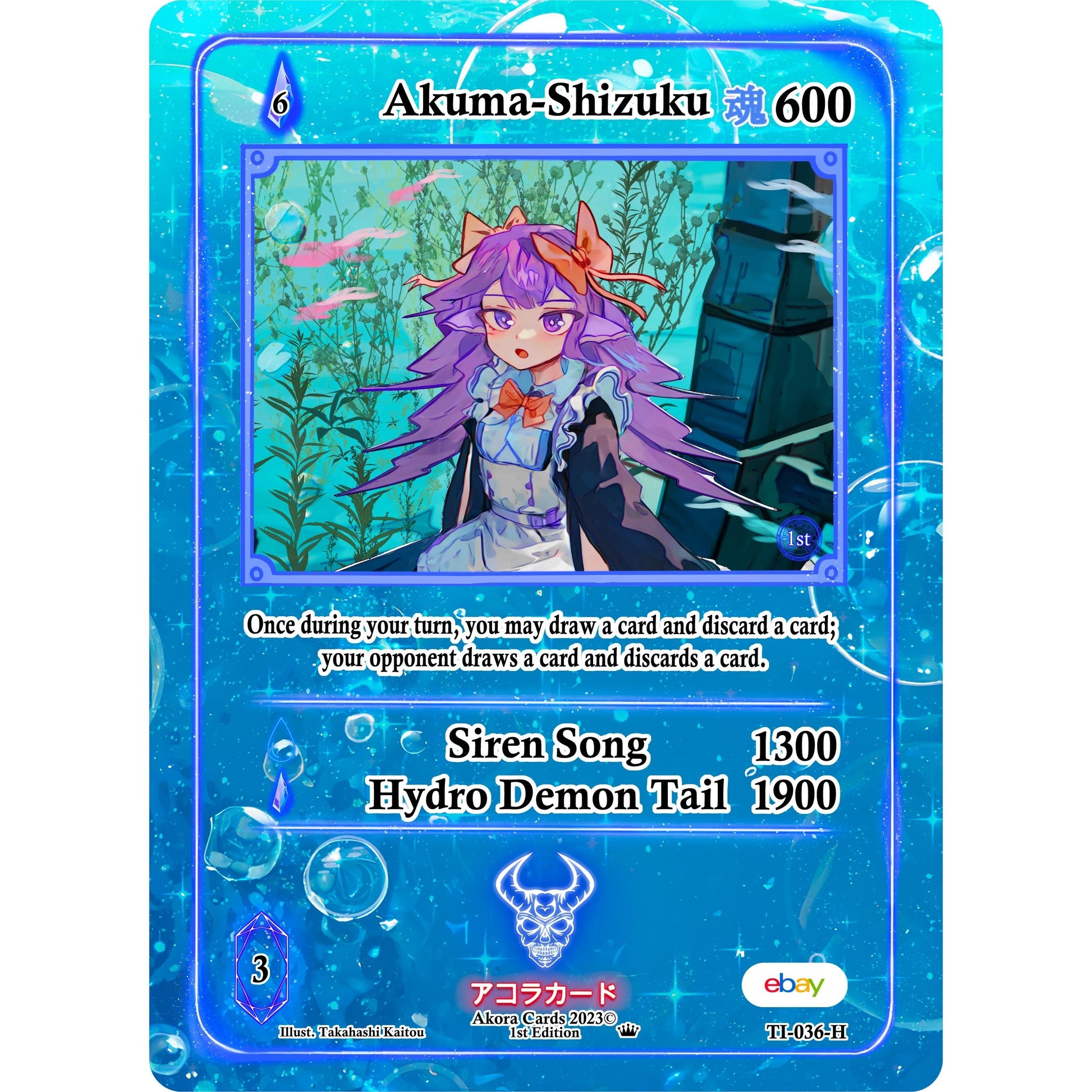 Image for Akuma-Shizuku (Holo) (TI-036-H) (TIE1E) - Akora TCG