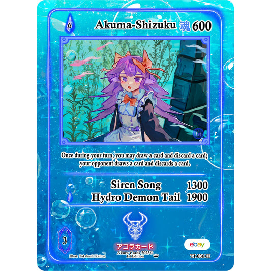 Image for Akuma-Shizuku (Holo) (TI-036-H) (TIE1E) - Akora TCG