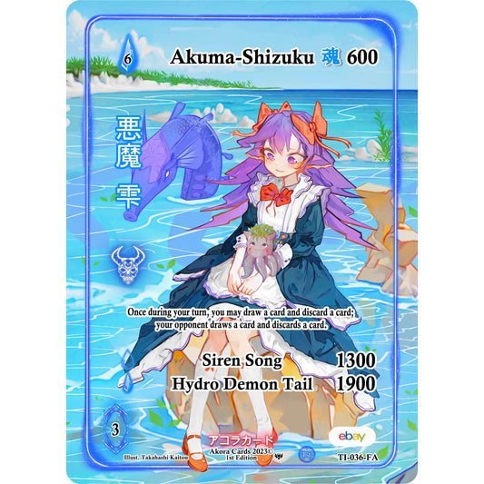 Image for Akuma-Shizuku (Full Art) (TI-036-FA) (TIE1E) - Akora TCG