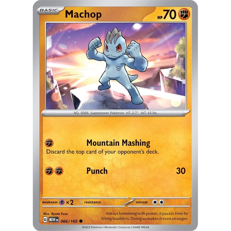 Image for Machop (066/165) (MEW) - Pokemon