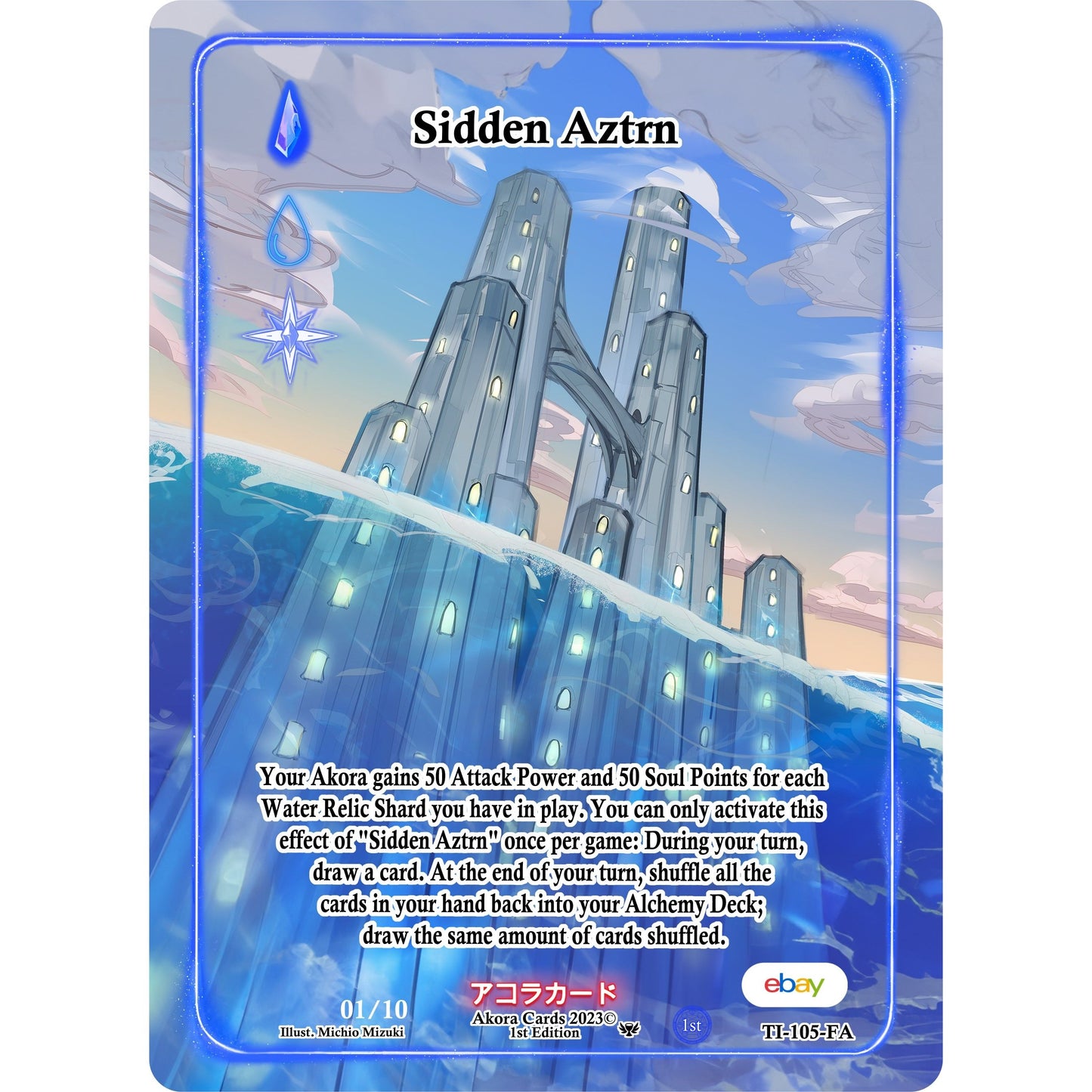 Image for Sidden Aztrn (Full Art) (Serial Numbered) (TI-105-H) (TIE1E) - Akora TCG