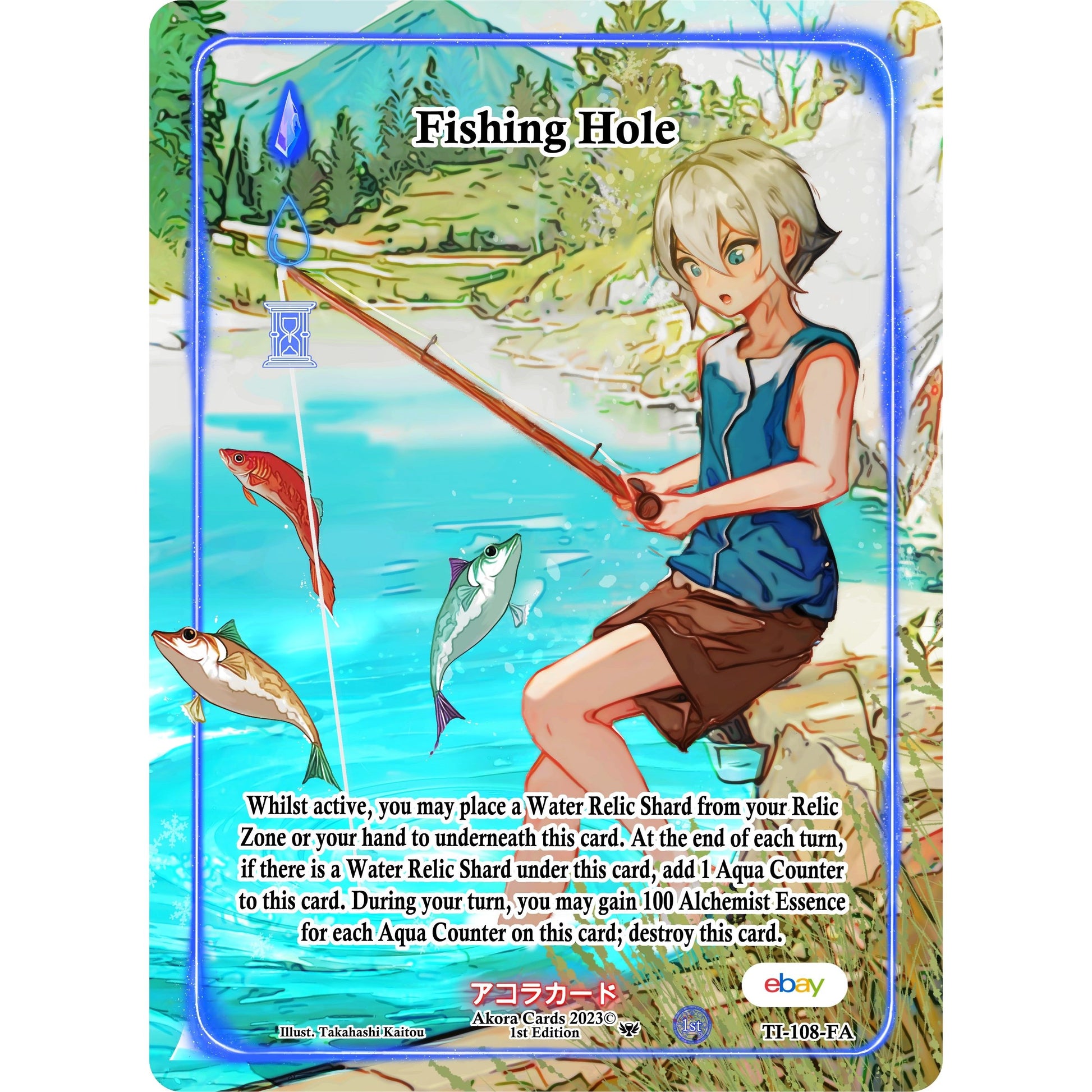 Image for Fishing Hole (Full Art) (TI-108-FA) (TIE1E) - Akora TCG