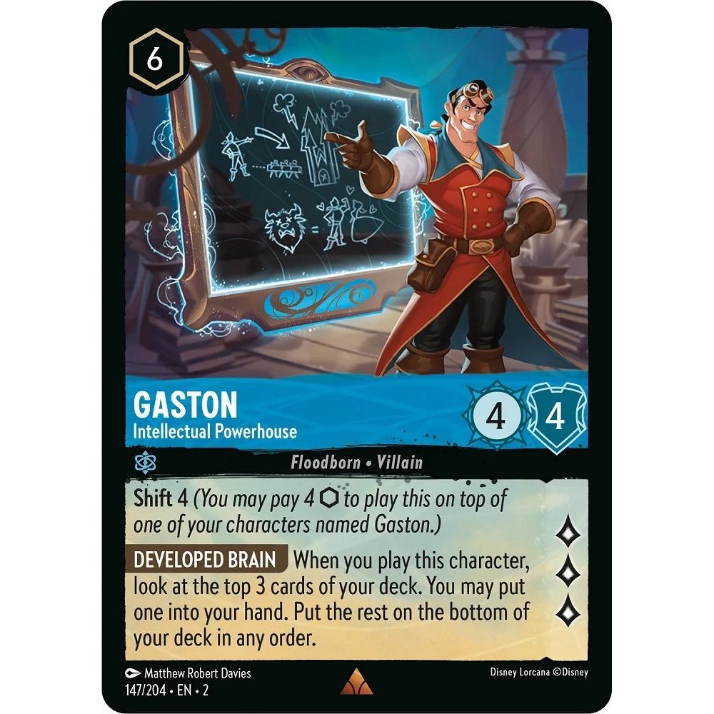 Image for Gaston - Intellectual Powerhouse (147/204) (2) - Disney Lorcana
