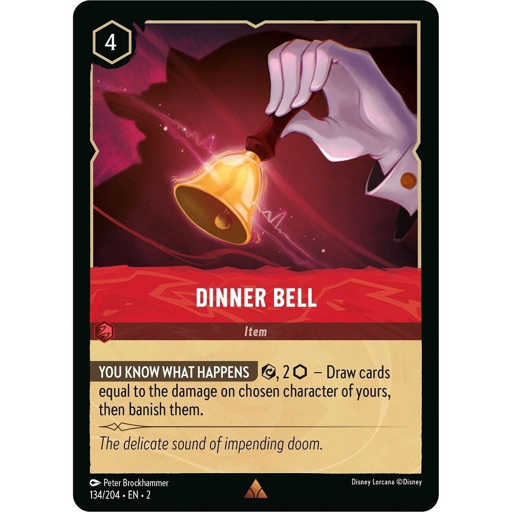Image for Dinner Bell (134/204) (2) - Disney Lorcana