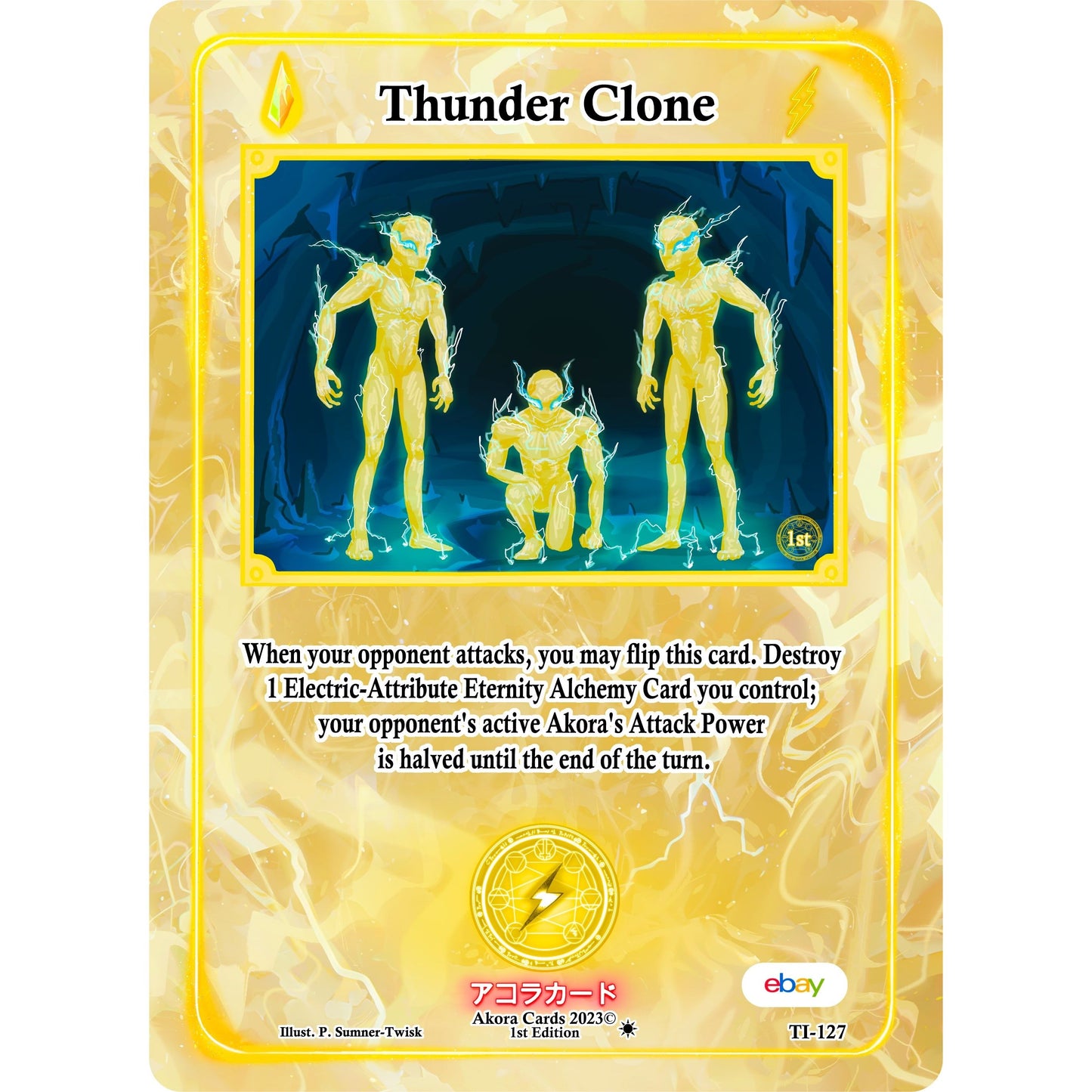 Image for Thunder Clone (TI-127) (TIE1E) - Akora TCG